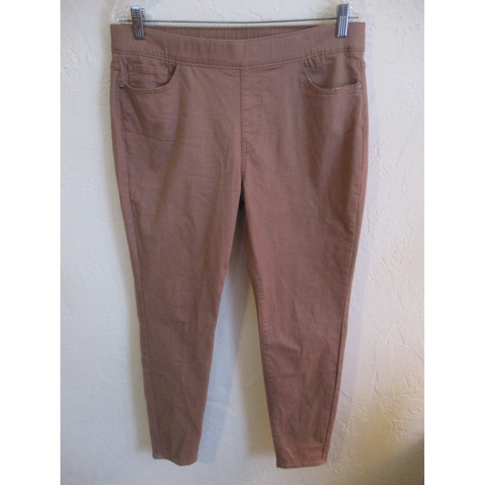 Flying Banana Pull On Tan Jeans Size 14 Skinny
